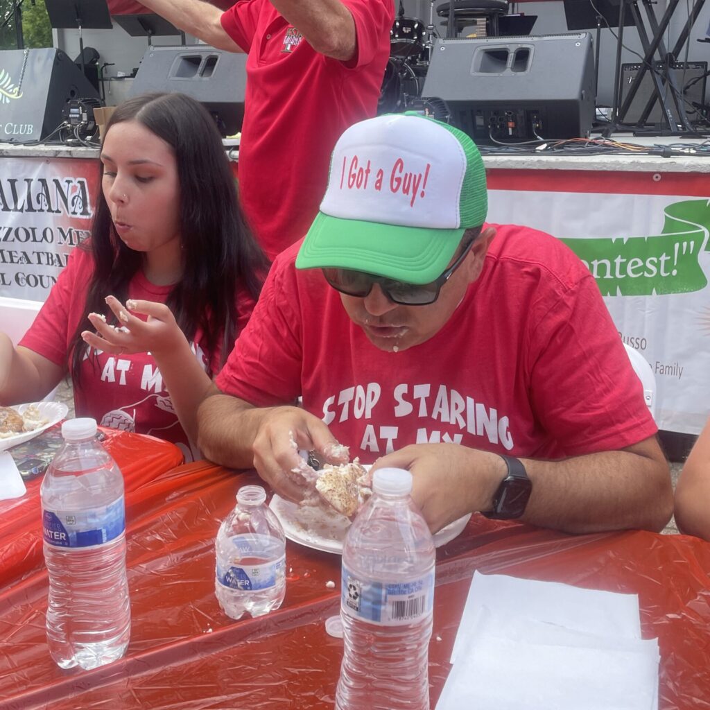 cannoli eating